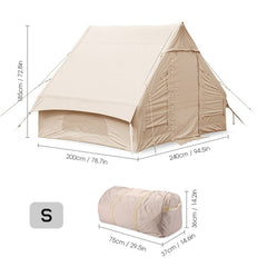 Tenda de Campismo Grande à Prova d'Água - Tenda Insuflável para 10 Pessoas